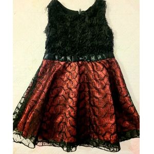 GIRLS Black and Red 2T